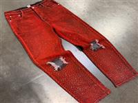 Мужские Рваные Джинсы