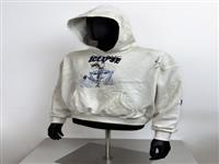 Мужская Хлопковая Укороченная Толстовка Topshow,Уличная Одежда С Графическим Принтом И Открытыми Плечами,Плотная Французская Махровая 100%